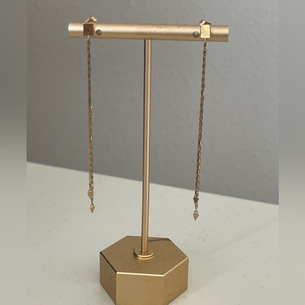 Lana Jewelry 14k gold Malibu chain earrings!